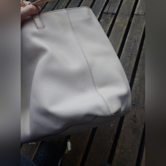 Tory Burch York Saffiano Leather Tote light oak purse - Picture 5 of 16